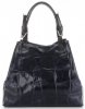 Torebka Skórzana Shopper Bag VITTORIA GOTTI Granatowa